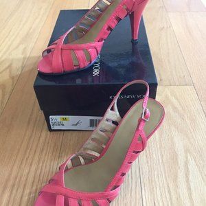 JONES NEW YORK PINK HEELS 5.5 M